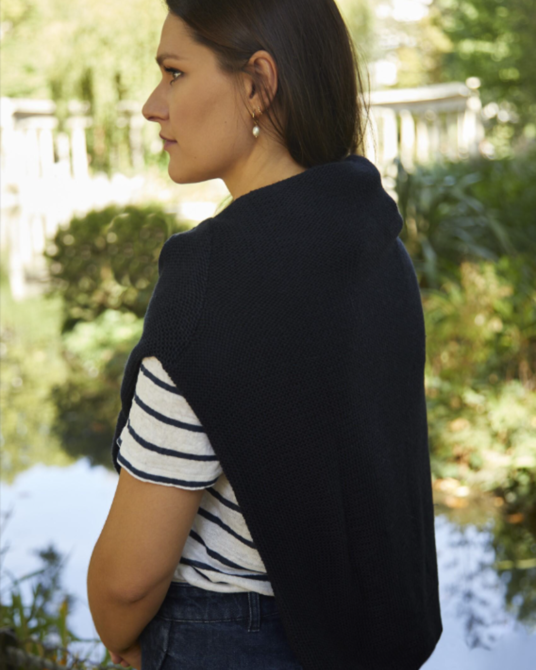Round Neck Sweater Marine
