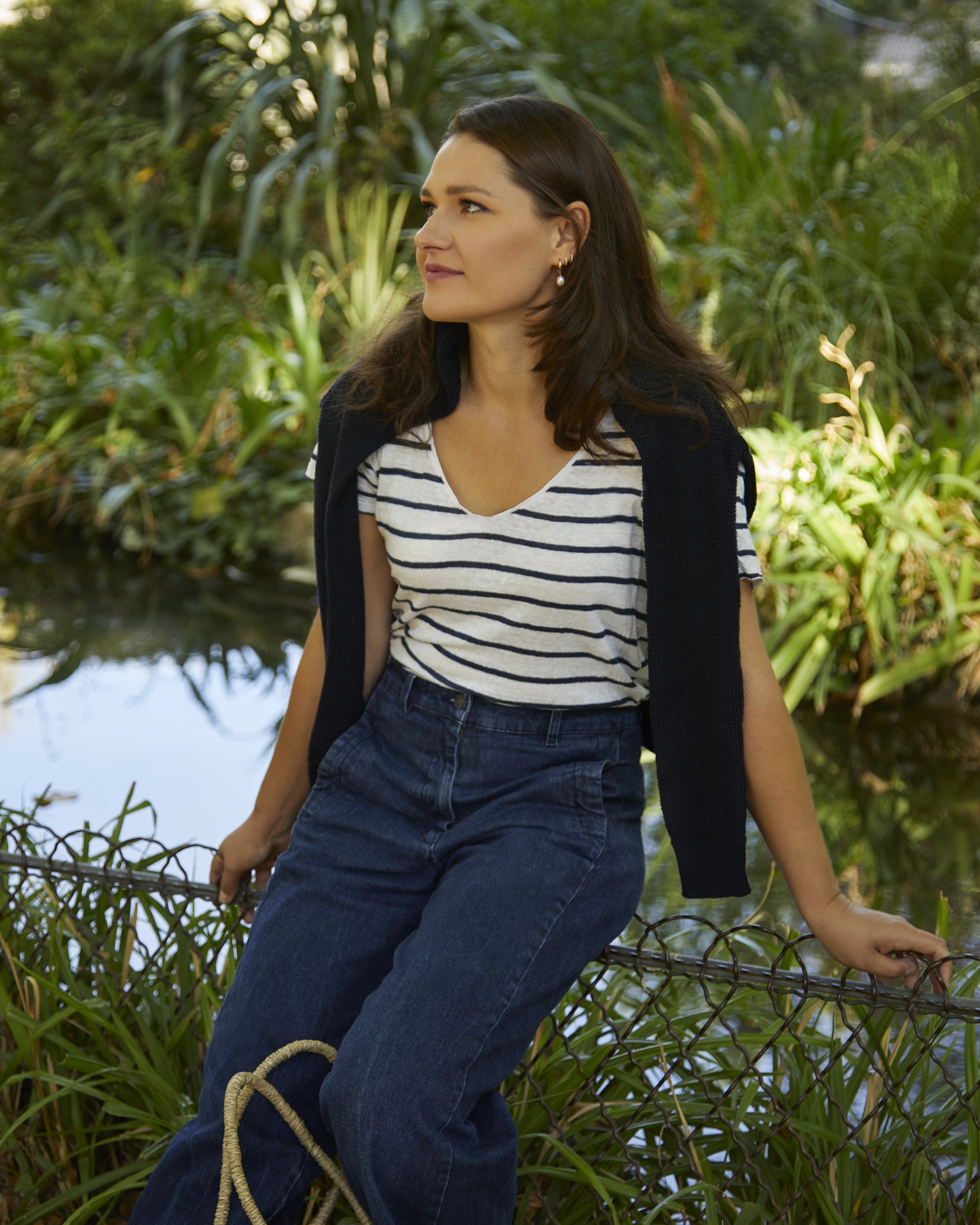 Round Neck Sweater Marine